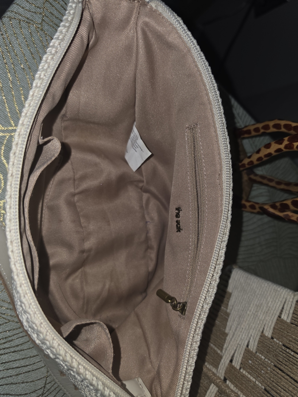The Sak Cream Woven Crescent Crossbody - Picture 8 of 10